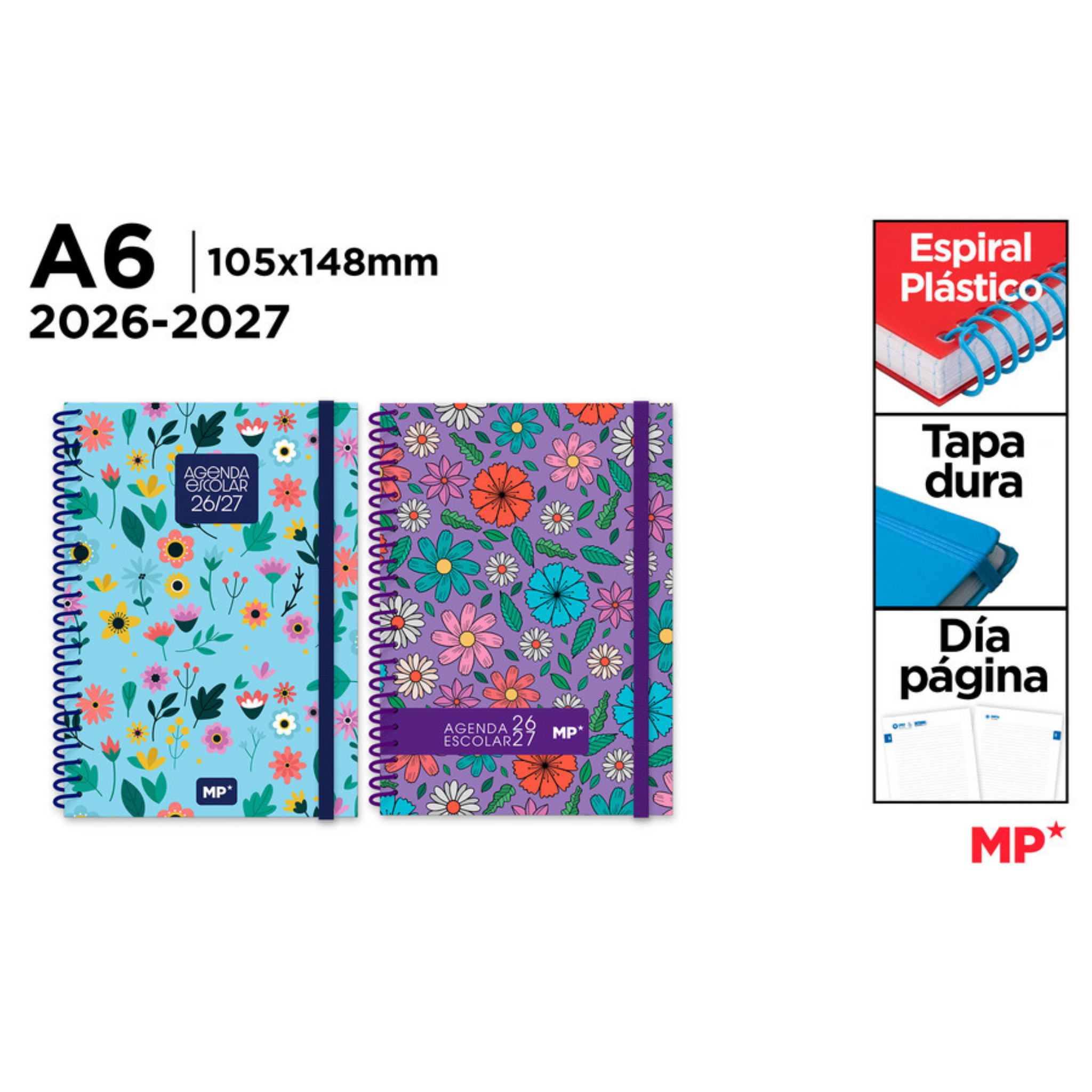 AGENDA ESCOLAR A6 DIA PAGINA TD 26/27