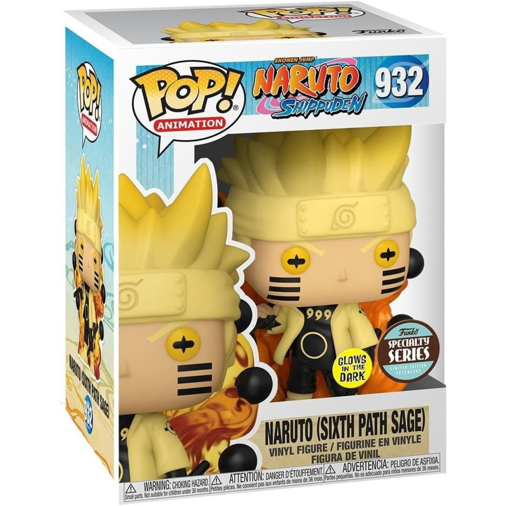 Funko POP! Animation: Naruto Shippuden – Naruto Sixth Path Sage #932 (Glow in the Dark)