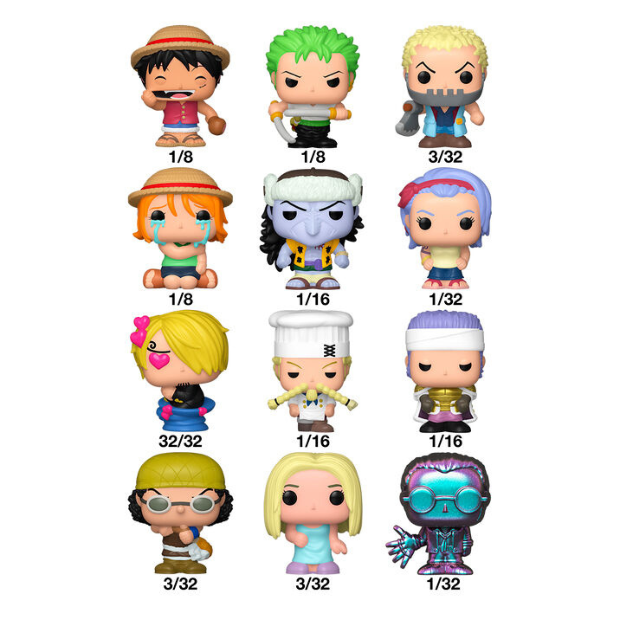 Funko Bitty Pop! One Piece - Mini Figura Misteriosa (1 unidad)