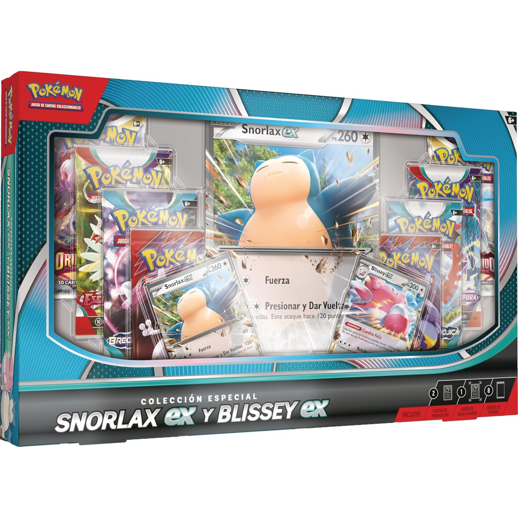 Pokémon Colección Especial Snorlax ex y Blissey ex blister