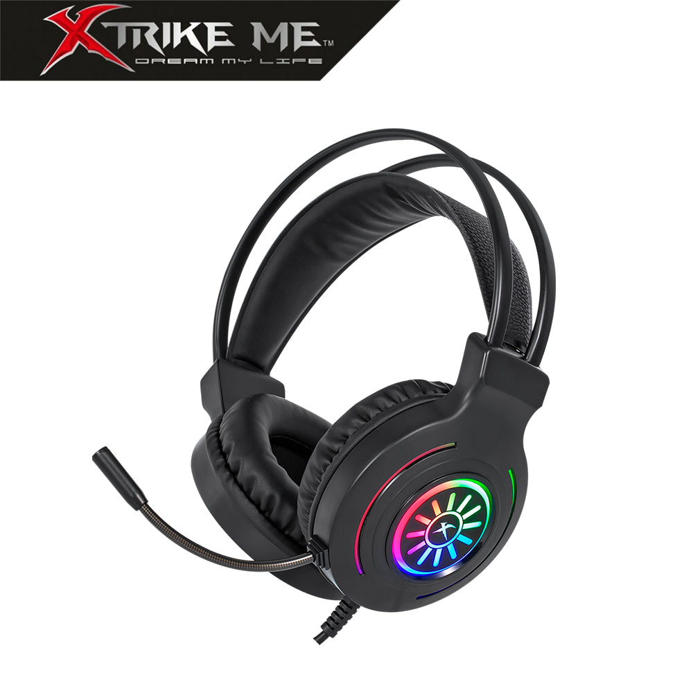 Xtrike Me GH-413 Auriculares Gaming Backlit Stereo RGB 50mm con Micrófono