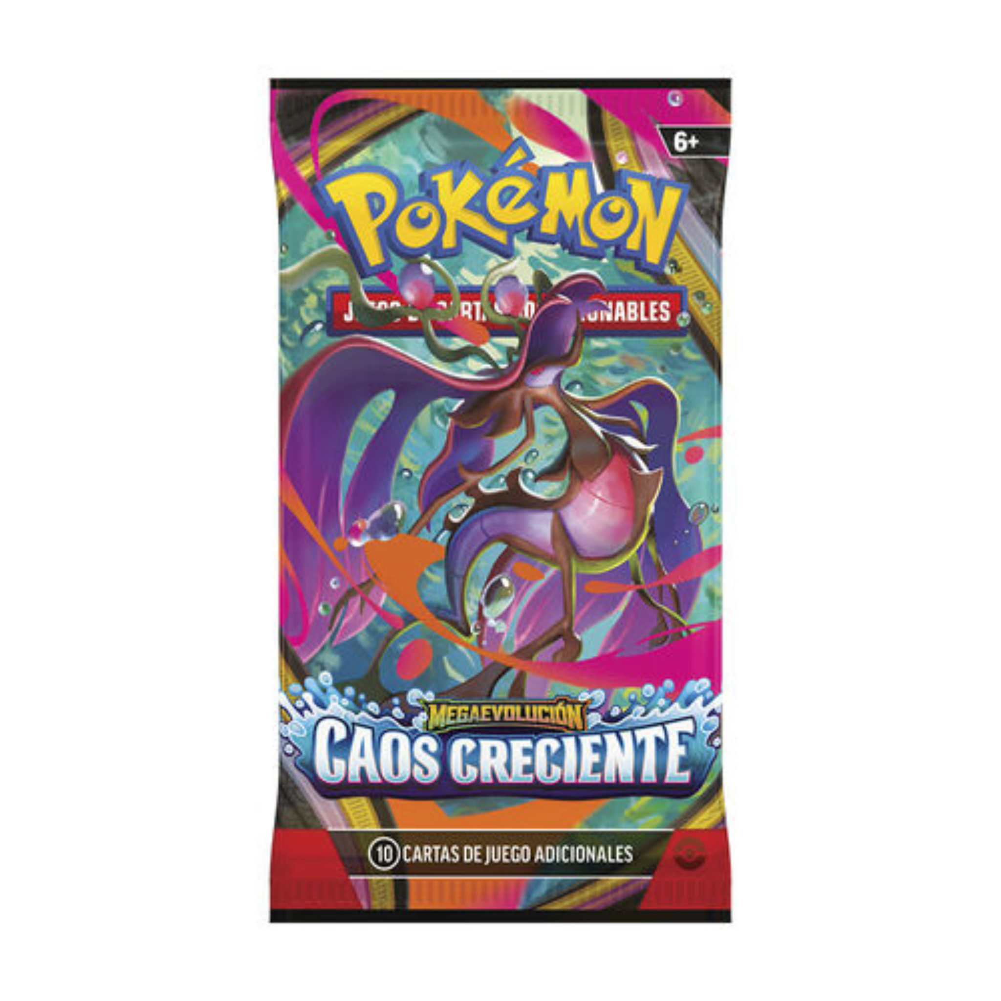 Pokémon Megaevolución - Caos Creciente 1-Sobre de 10 Cartas (Español)