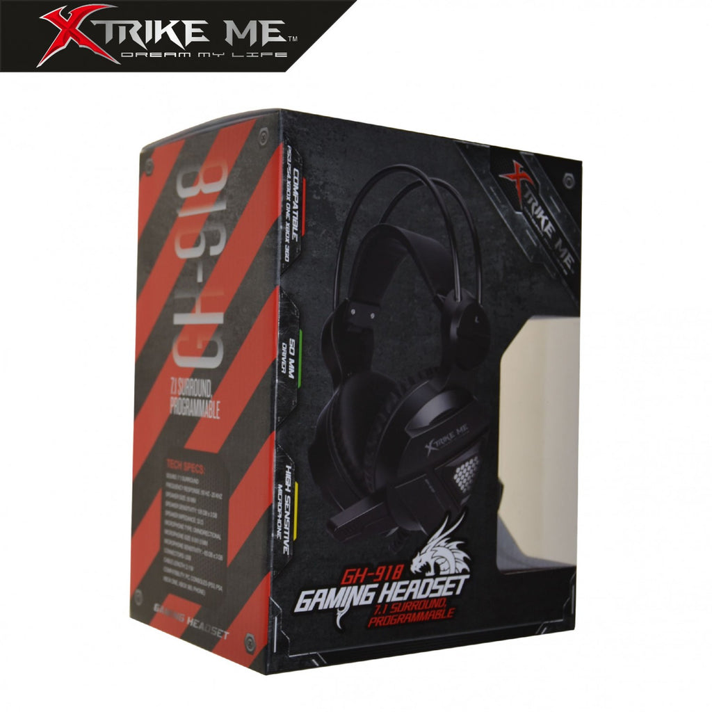 Xtrike Me GH-910 Auriculares Gaming 7.1 Sonido Envolvente