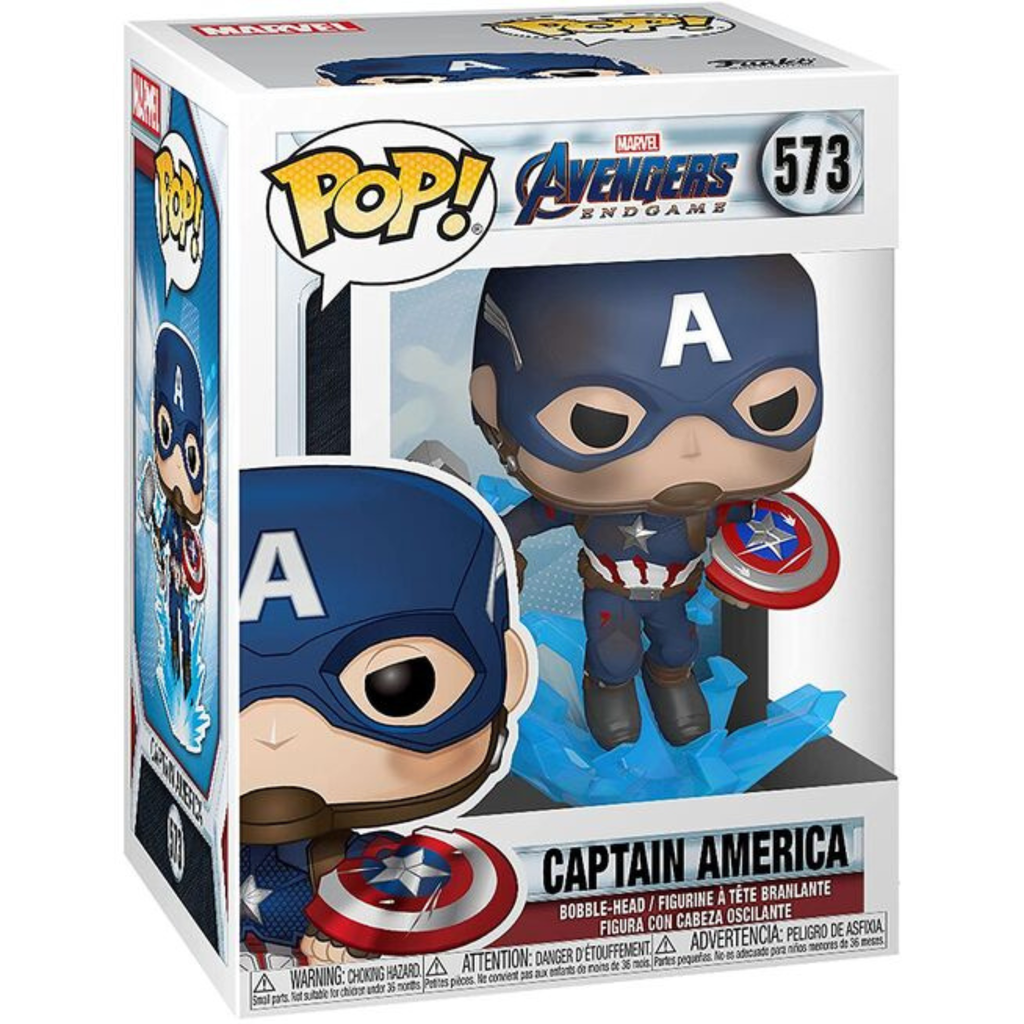 Funko Pop! Marvel Avengers Endgame: Captain America con Mjolnir #573