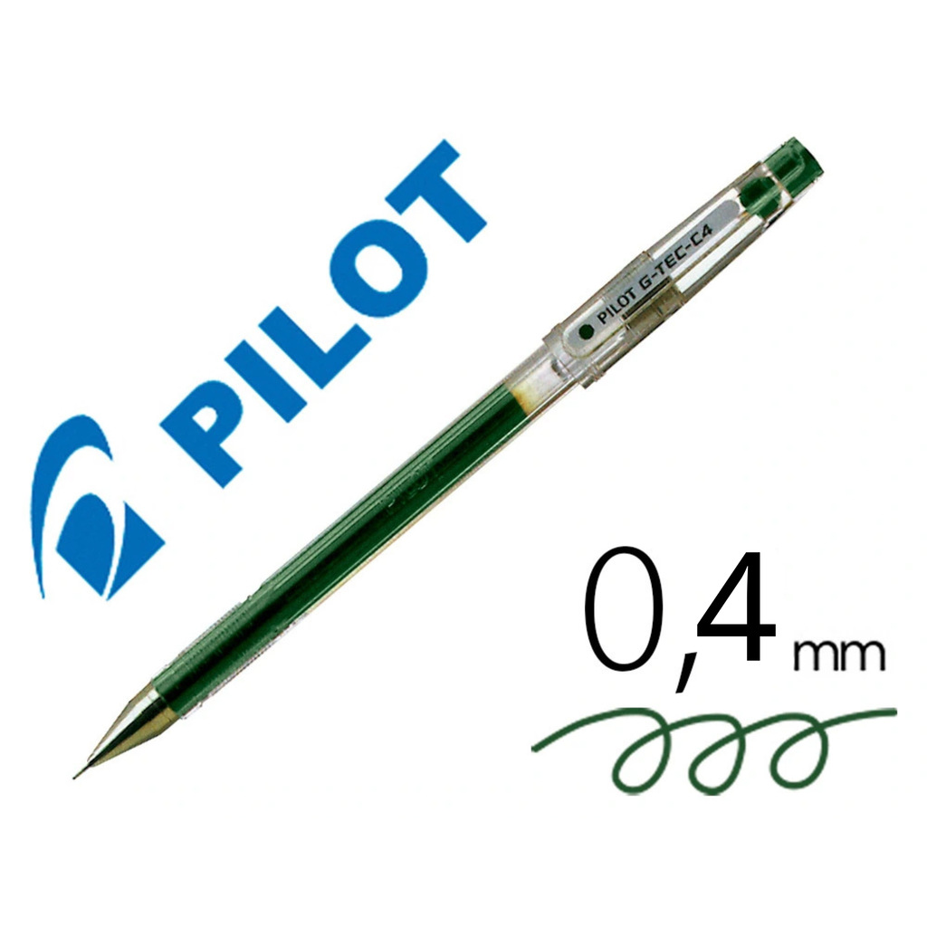 Pilot G-TEC-C4 Bolígrafo Gel Ultrafino 0.4mm (7 colores)