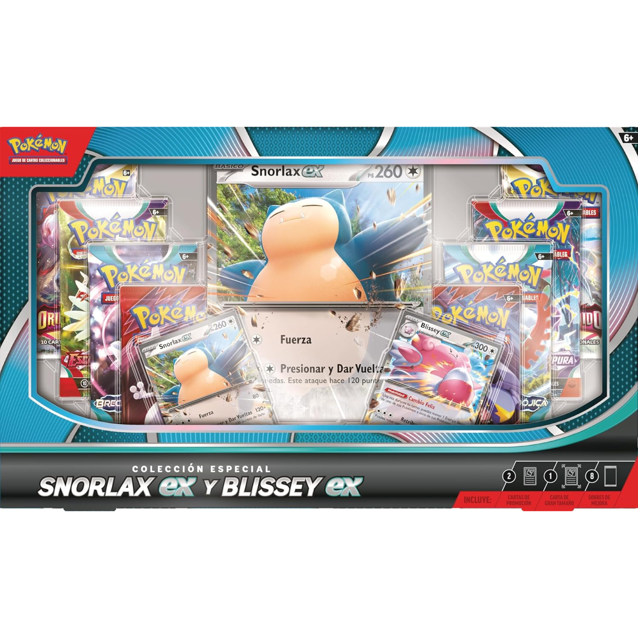 Pokémon Colección Especial Snorlax ex y Blissey ex blister