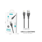 Cable USB-A a Lightning PVC 3A —  (0,5 m / 1 m / 1,5 m / 2 m / 3 m) Blanco y Negro