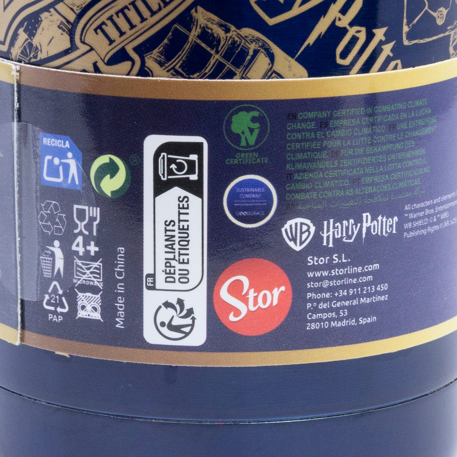 STOR BOTELLA GLAM TERMO ACERO INOXIDABLE 665 ML HARRY POTTER MAGIC & MAYHEM YOUNG ADULT