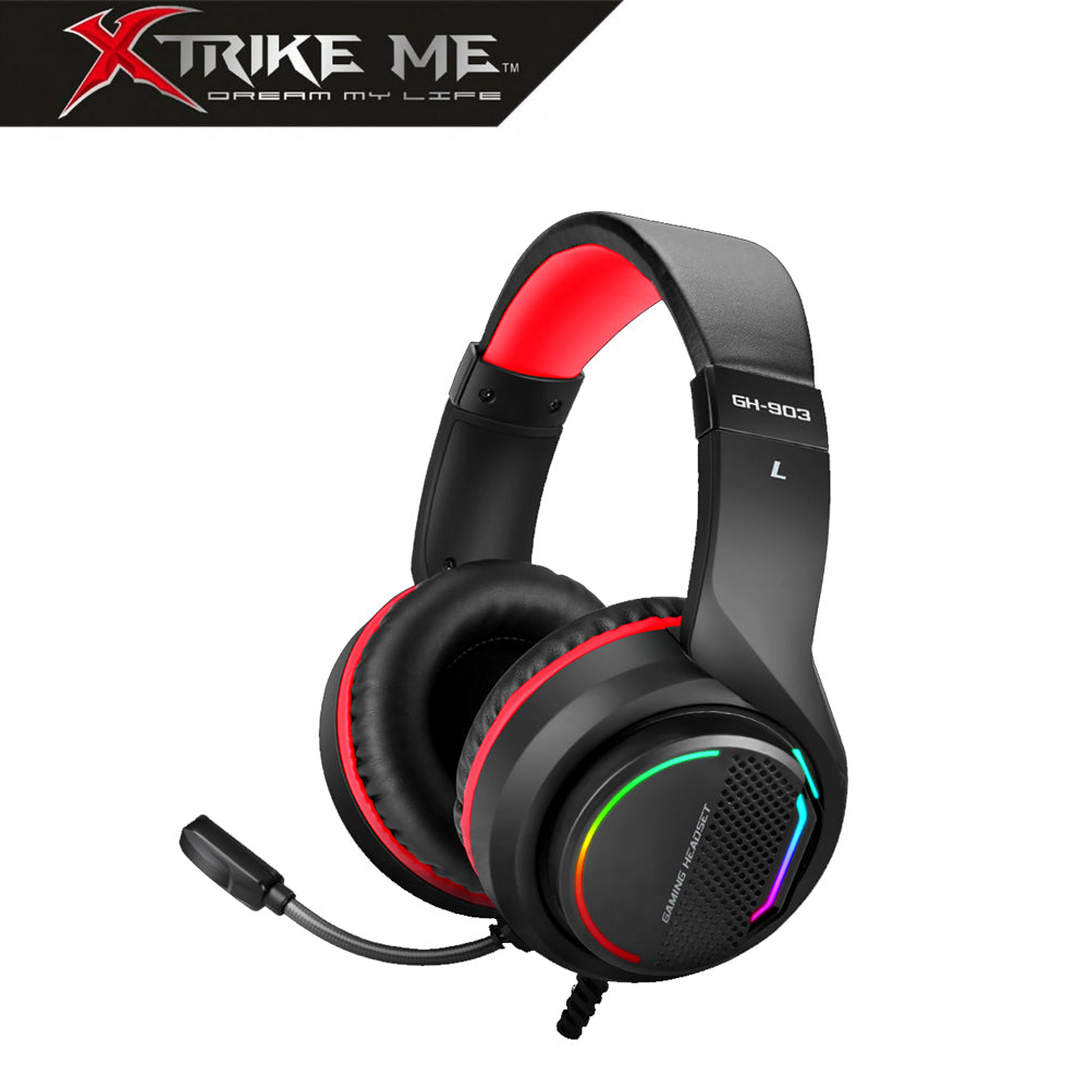 Xtrike Me GH-903 Auriculares Gaming 7.1 Surround Backlit RGB con Micrófono