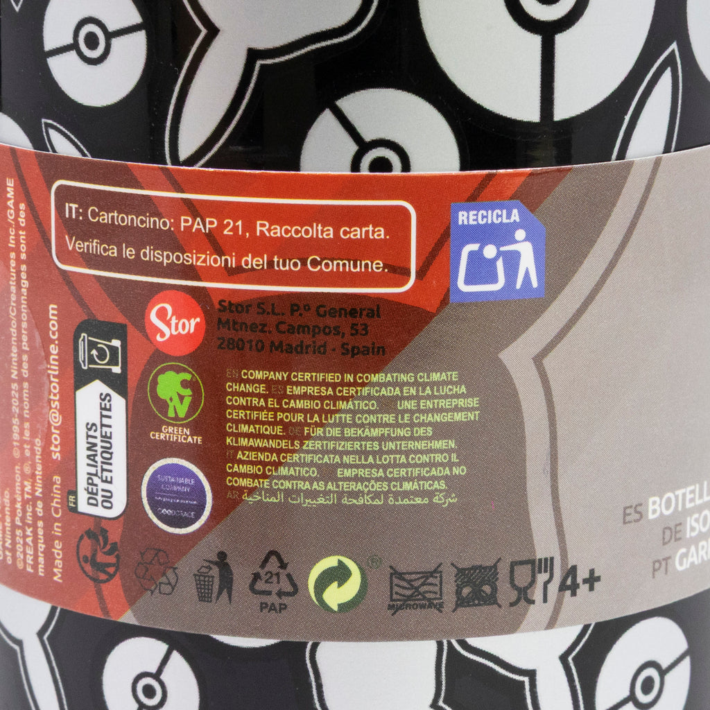 STOR BOTELLA GLAM TERMO ACERO INOXIDABLE 665 ML POKEMON METAL MELTDOWN YOUNG ADULT