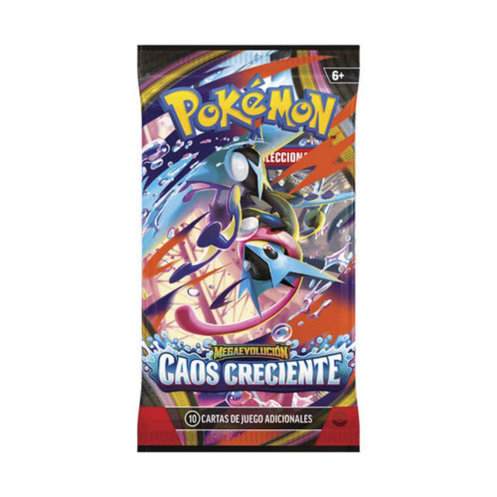 Pokémon Megaevolución - Caos Creciente 1-Sobre de 10 Cartas (Español)