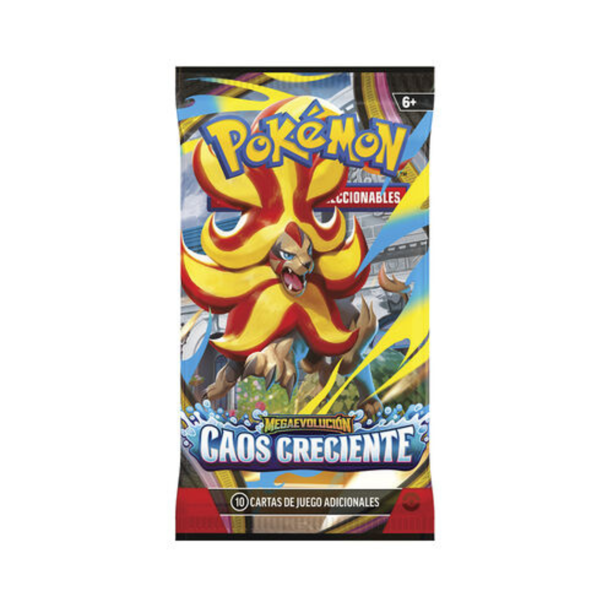 Pokémon Megaevolución - Caos Creciente 1-Sobre de 10 Cartas (Español)