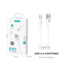 Cable USB-A a Lightning PVC 3A —  (0,5 m / 1 m / 1,5 m / 2 m / 3 m) Blanco y Negro