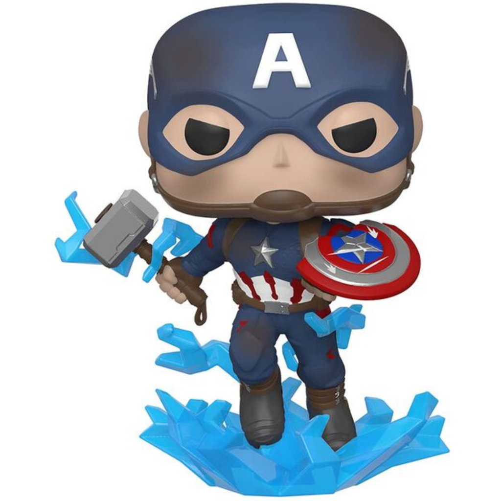 Funko Pop! Marvel Avengers Endgame: Captain America con Mjolnir #573