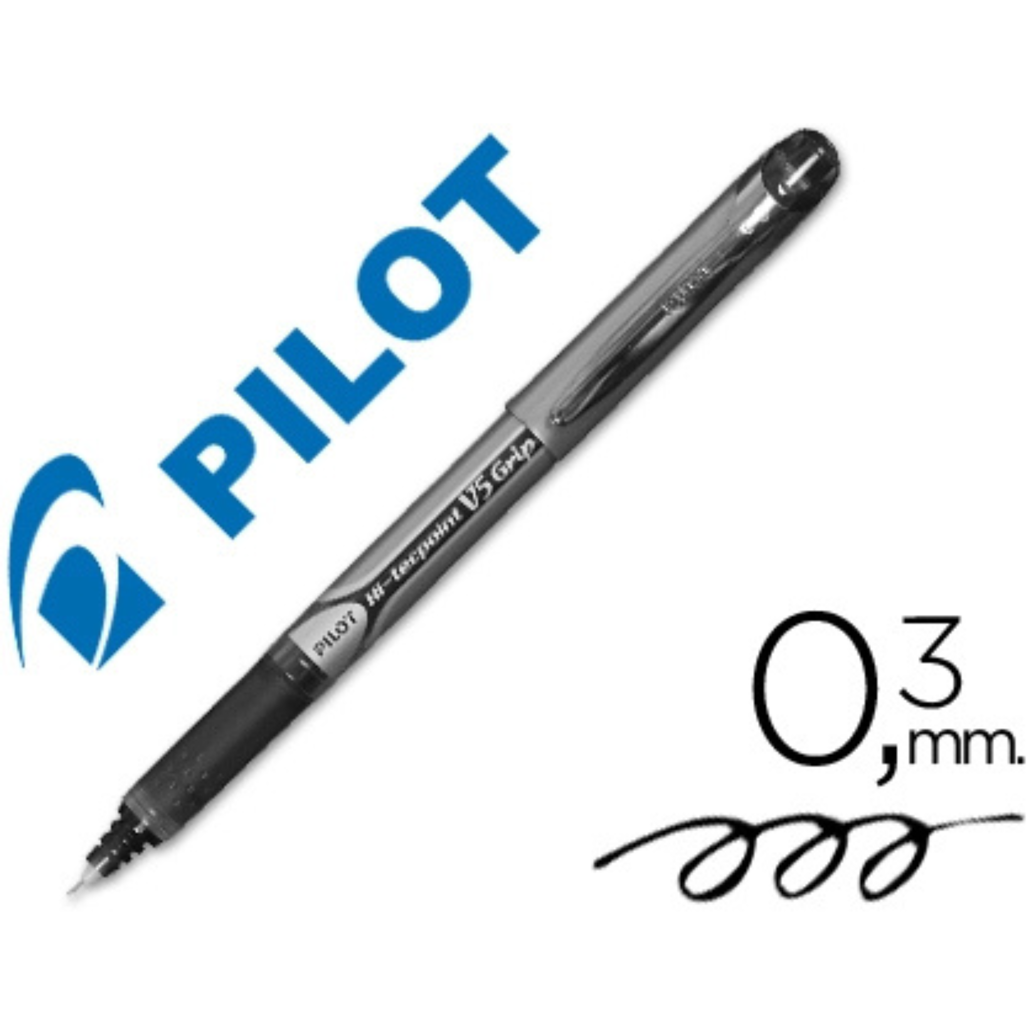 Pilot Hi-Tecpoint V5 Grip Bolígrafo Roller 0.3mm