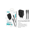 TZ-5101I Kit Cargador Rápido PD 20W con Cable Lightning 27W 1m