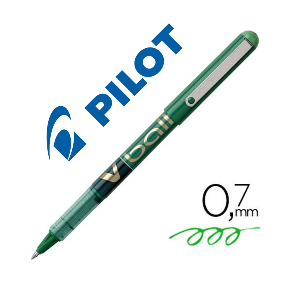 Pilot V-Ball 0.7mm - Bolígrafo Roller de Tinta Líquida