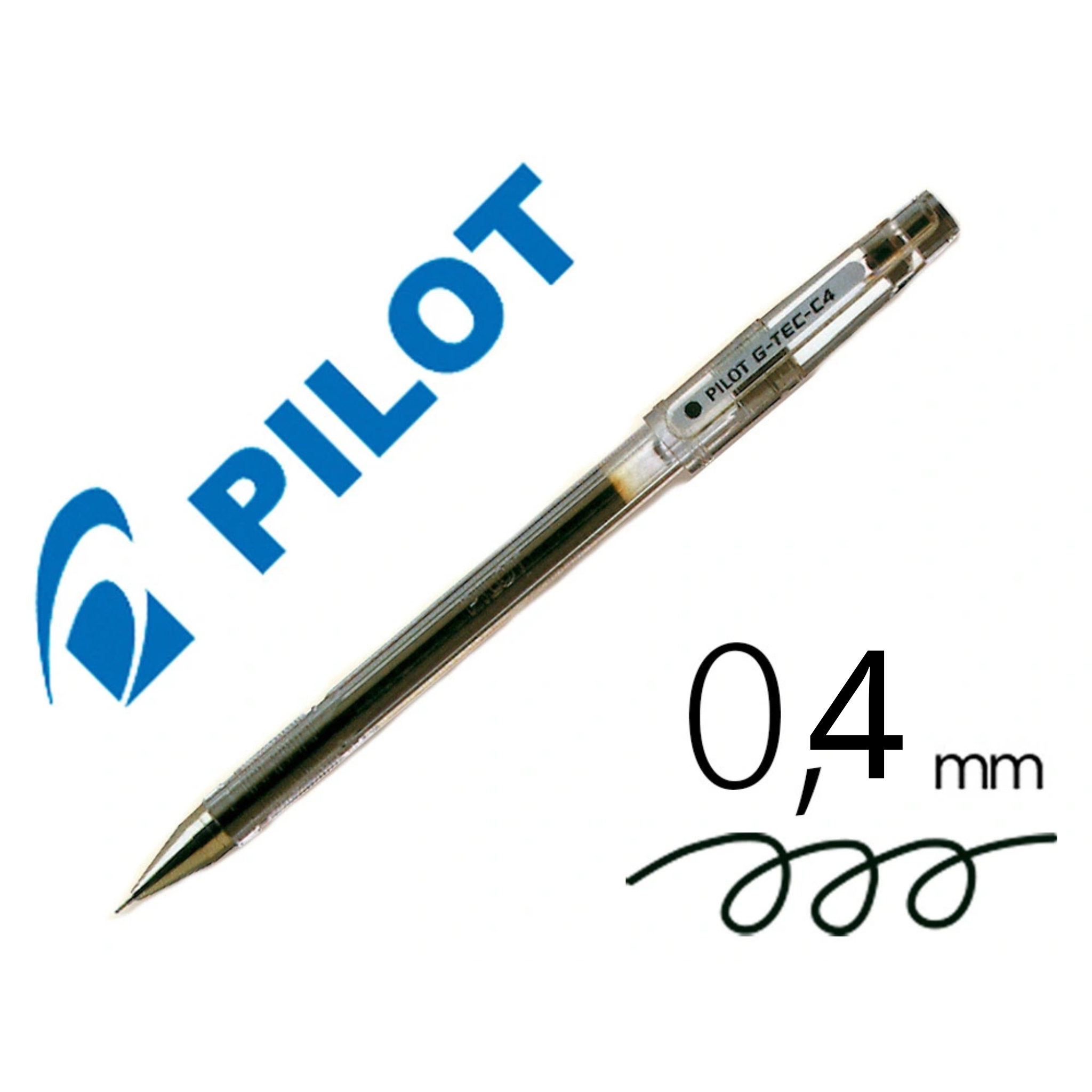 Pilot G-TEC-C4 Bolígrafo Gel Ultrafino 0.4mm (7 colores)