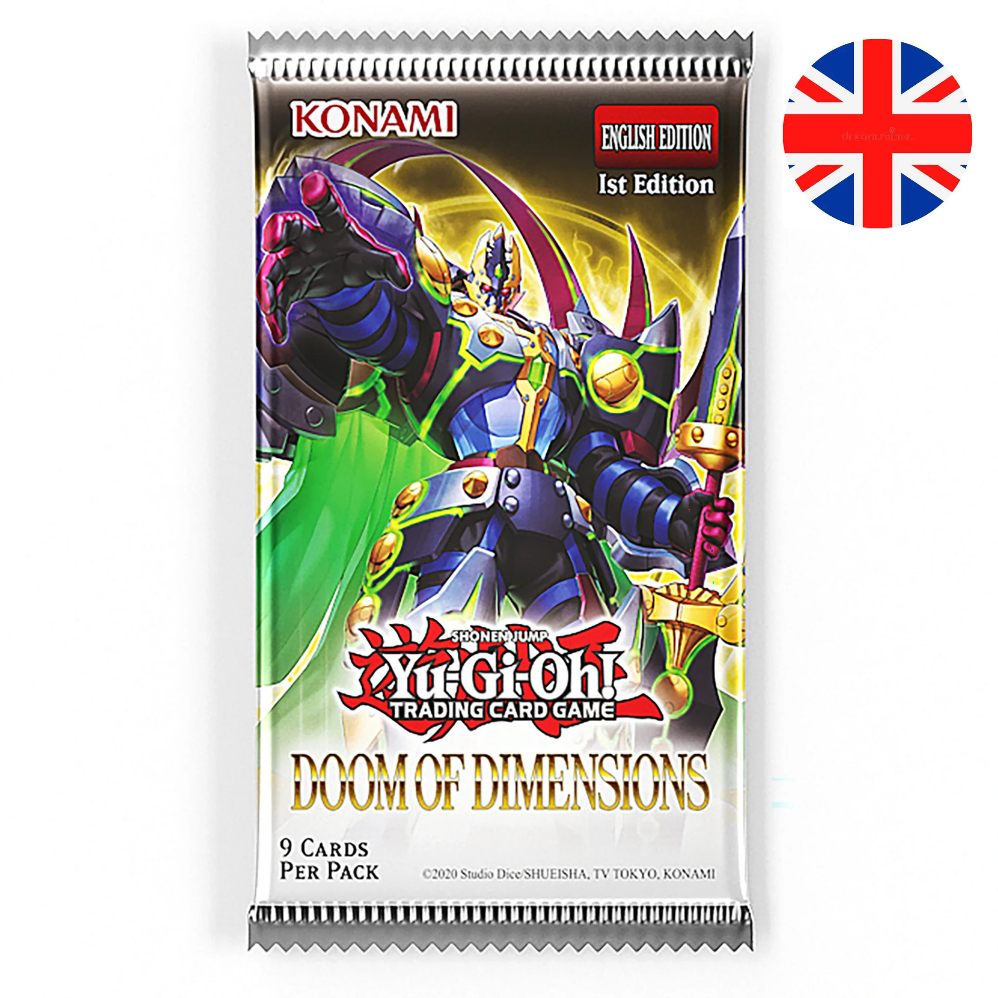 YU-GI-OH! Booster Doom Of Dimensions Inglés (1 sobre)