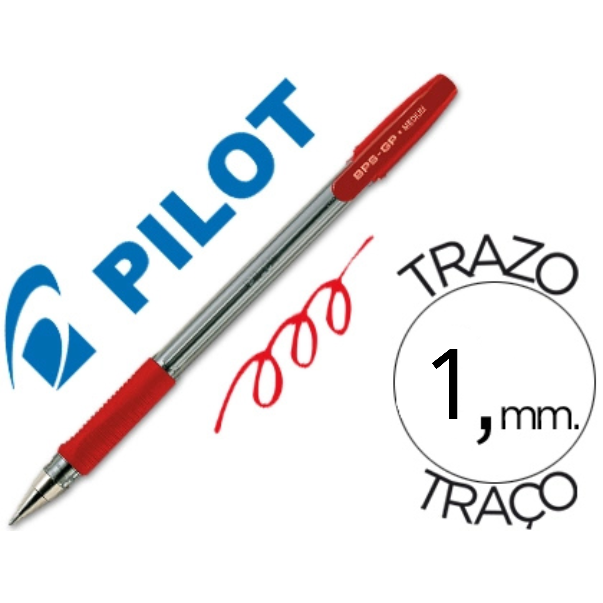 Pilot BPS-GP Bolígrafo con Tapa 1.0mm