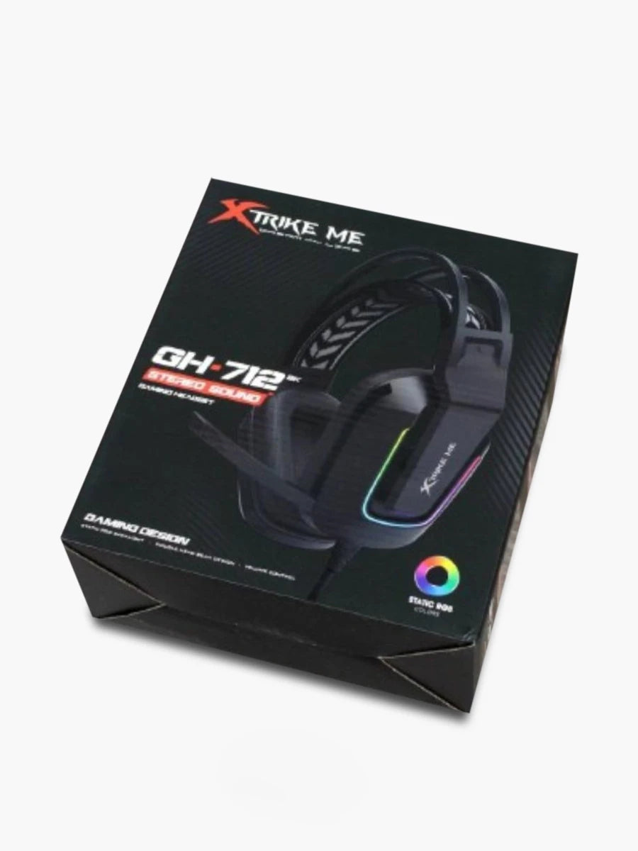 Xtrike Me GH-712 Auriculares Gaming Stereo RGB con Micrófono | Jack 3.5mm + USB