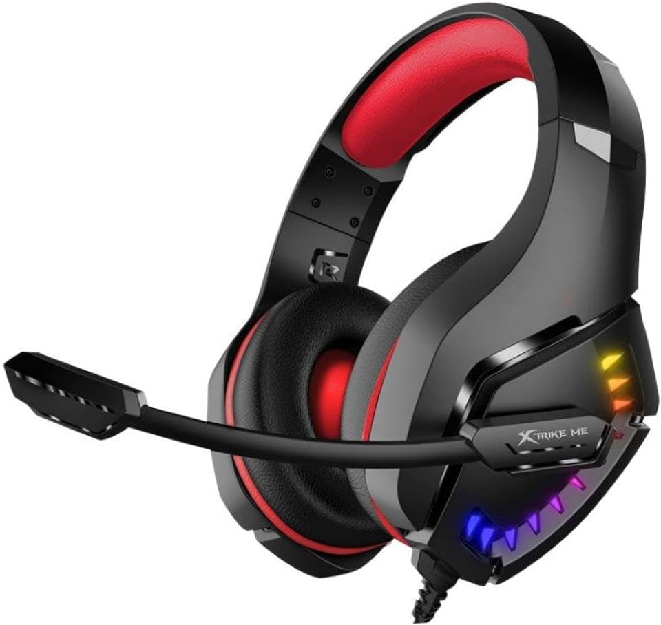 Xtrike Me GH-711 Auriculares Gaming con Cable, Micrófono y LED RGB