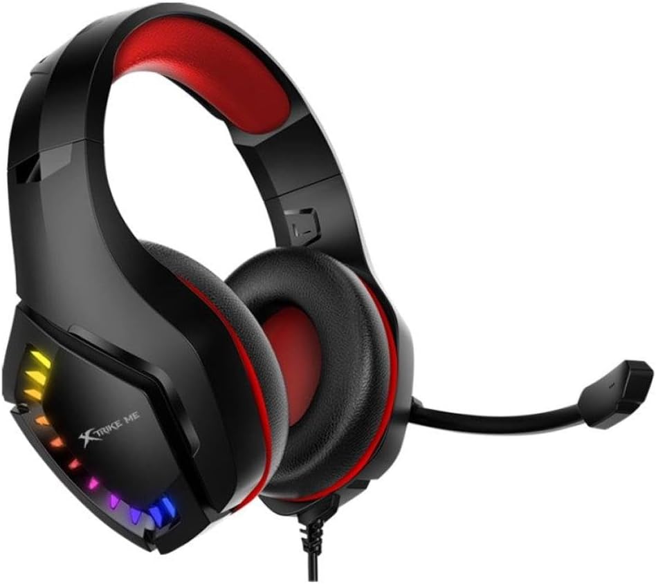 Xtrike Me GH-711 Auriculares Gaming con Cable, Micrófono y LED RGB