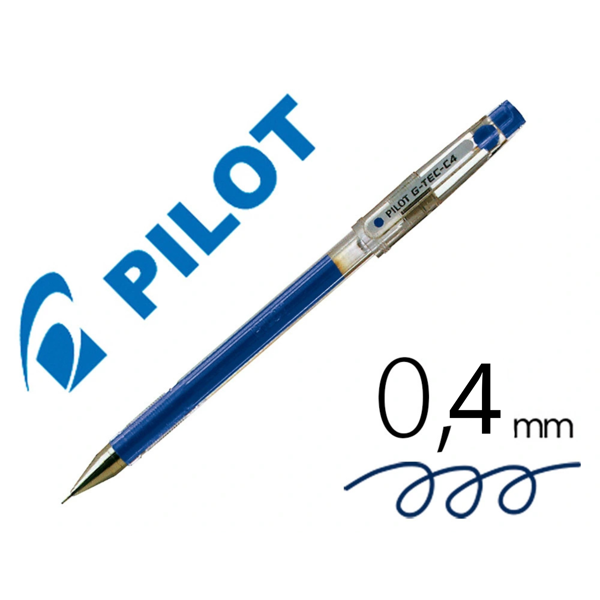 Pilot G-TEC-C4 Bolígrafo Gel Ultrafino 0.4mm (7 colores)