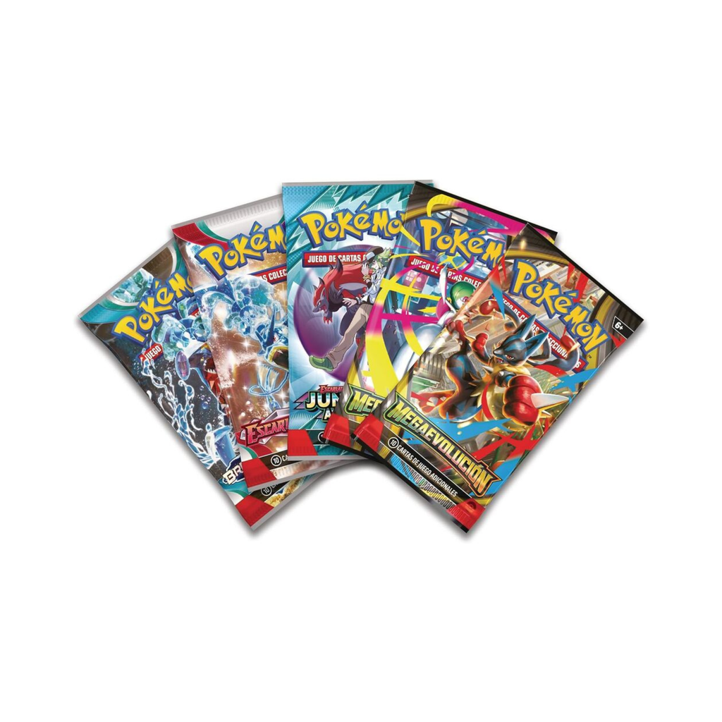 Blister cartas Mega Lucario Ex Pokemon Latino