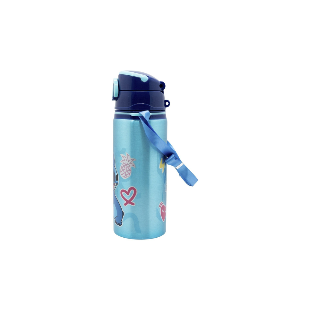 STOR BOTELLA POP UP DE ALUMINIO CON CORREA 730 ML STITCH DRAWING
