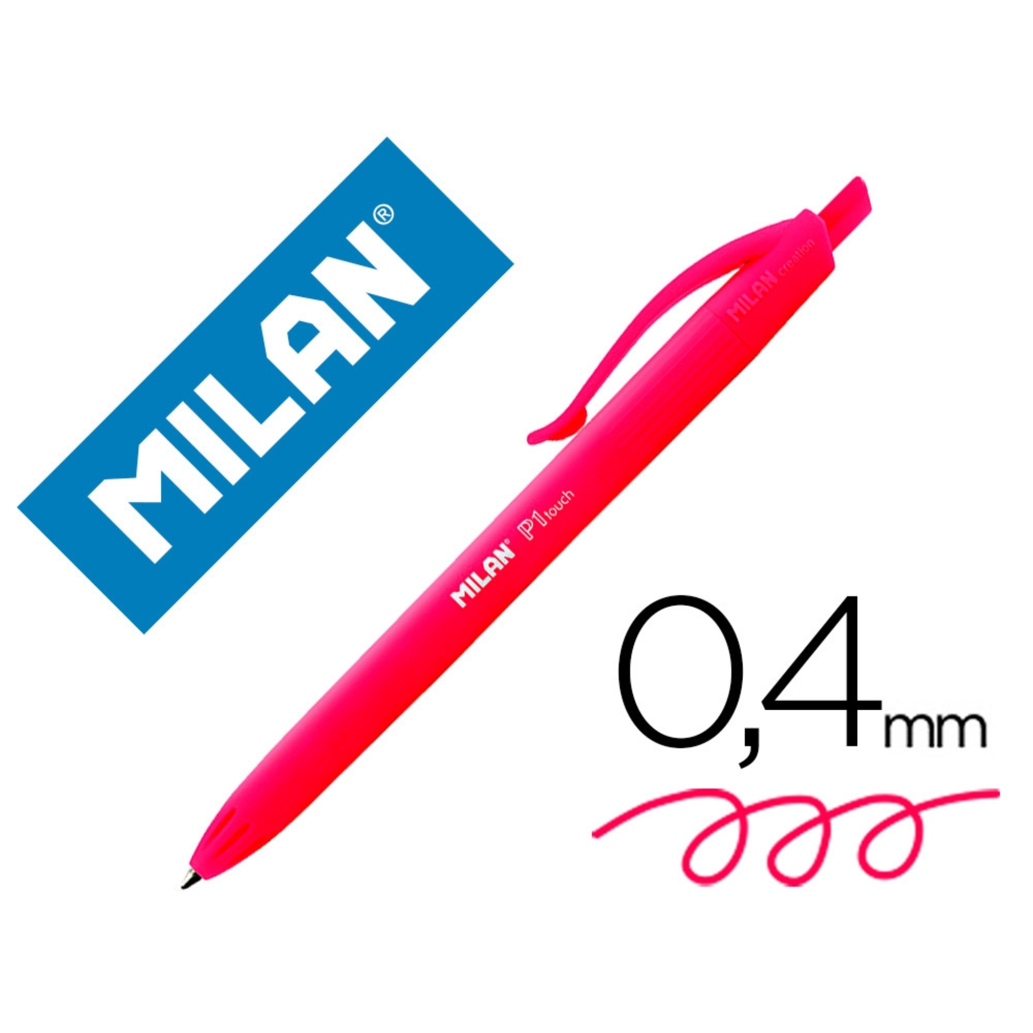 Milan P1 Touch Bolígrafo Retráctil 0.4mm
