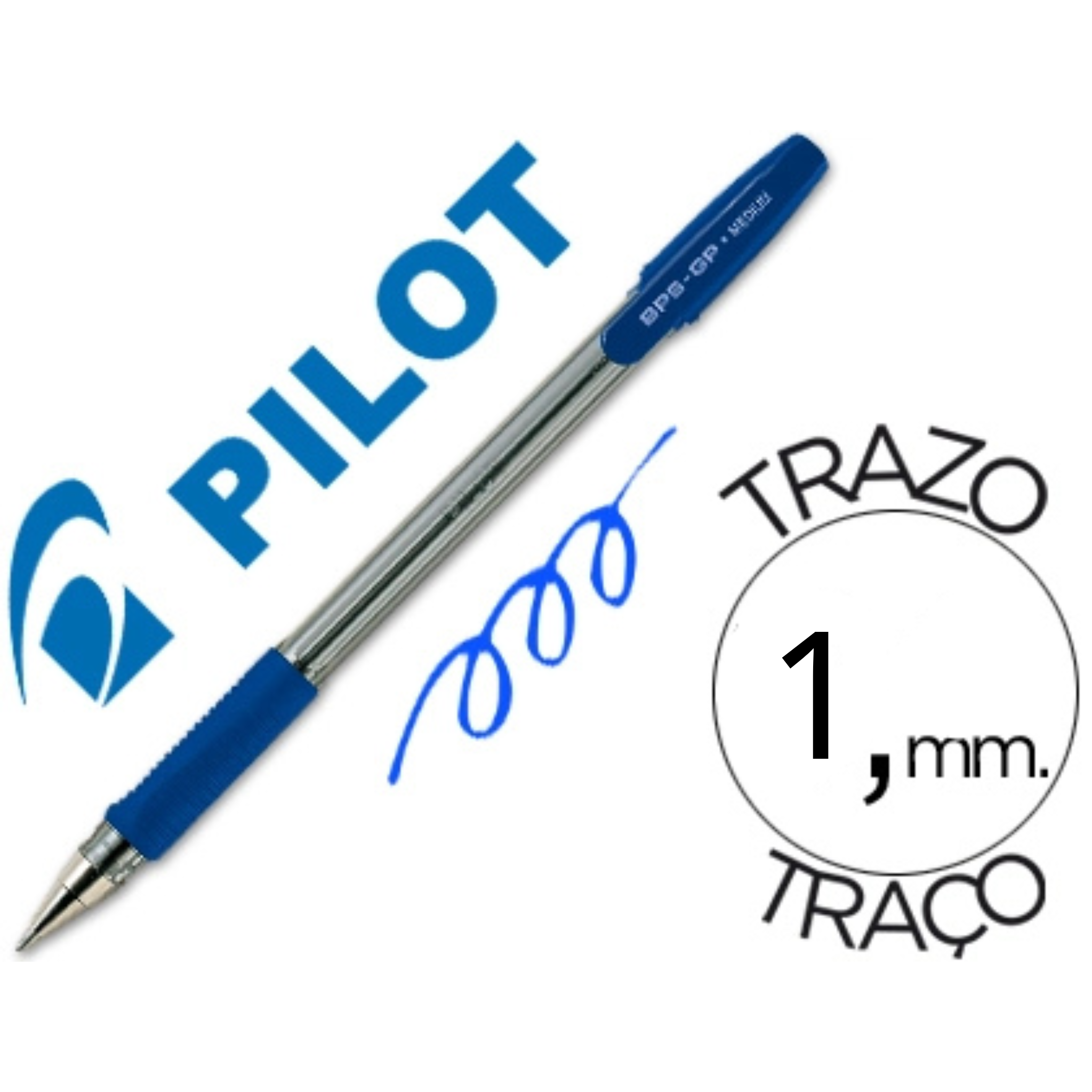 Pilot BPS-GP Bolígrafo con Tapa 1.0mm