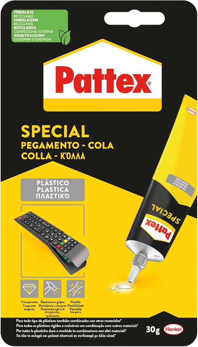 Pattex Special Plástico Translúcido, tubo de 30 g