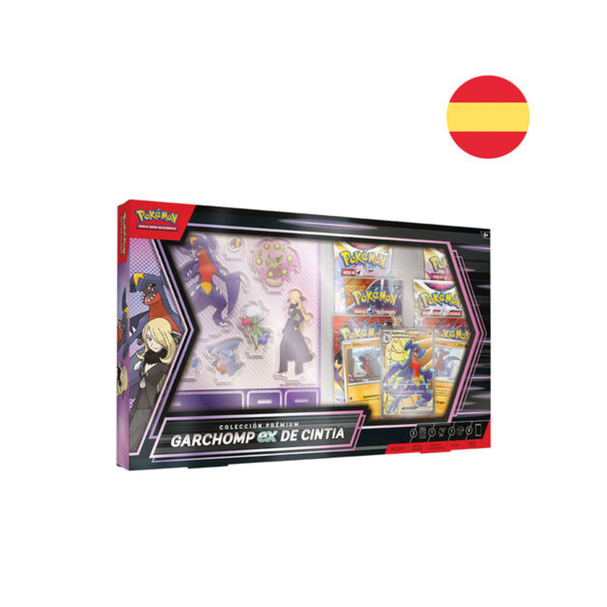 Blister cartas Garchomp ex de Cintia Juntos de Aventuras Pokemon español