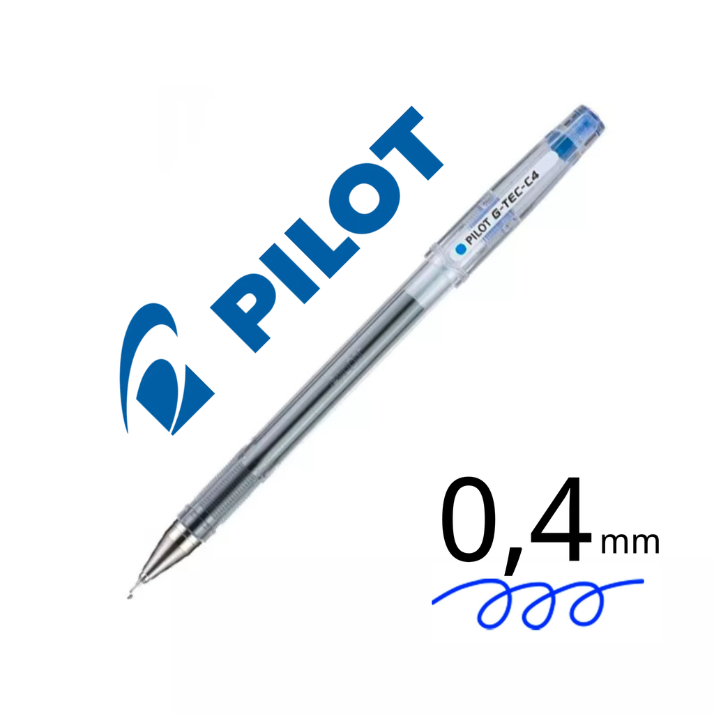 Pilot G-TEC-C4 Bolígrafo Gel Ultrafino 0.4mm (7 colores)