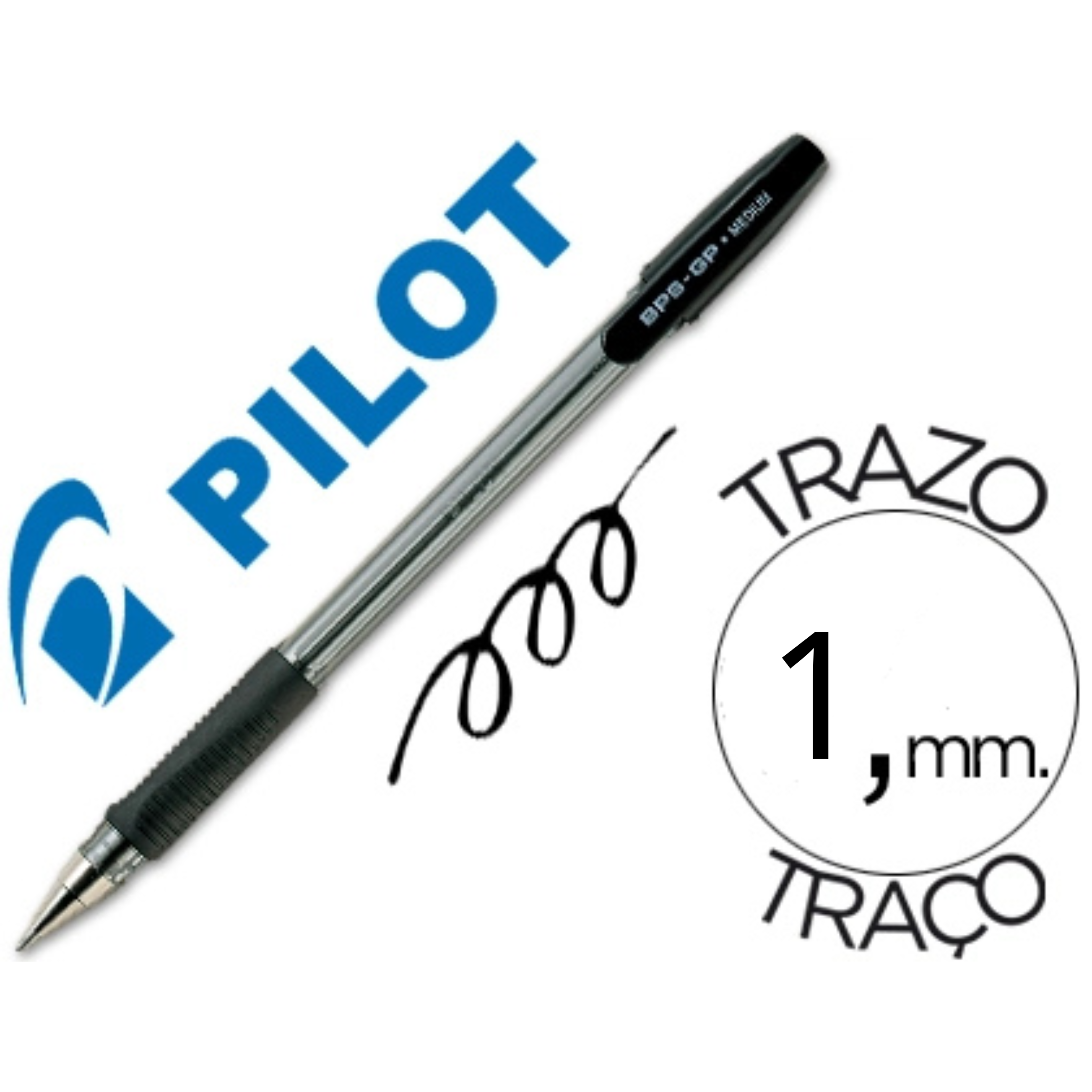 Pilot BPS-GP Bolígrafo con Tapa 1.0mm