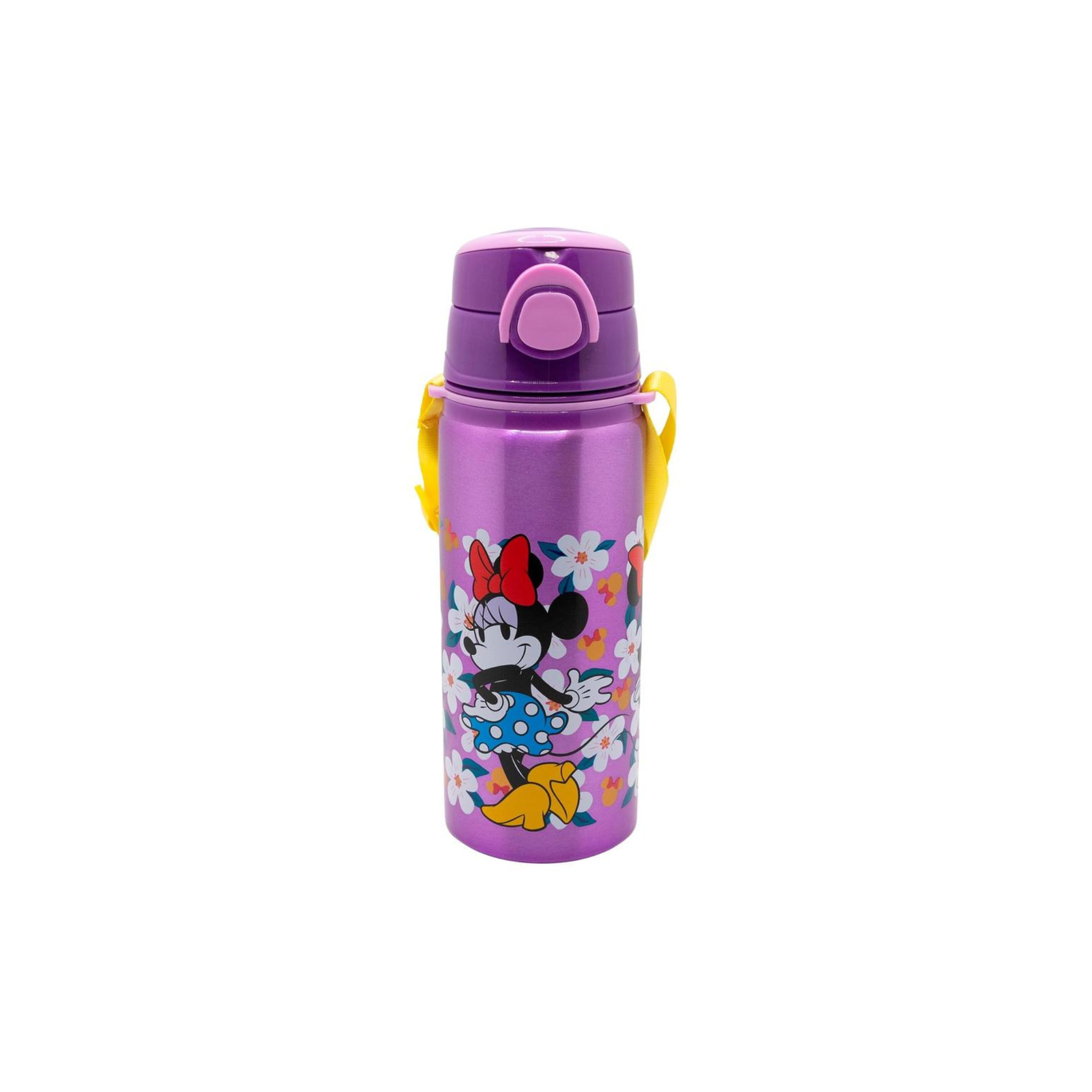 STOR BOTELLA POP UP DE ALUMINIO CON CORREA 730 ML MINNIE SUNSHINE