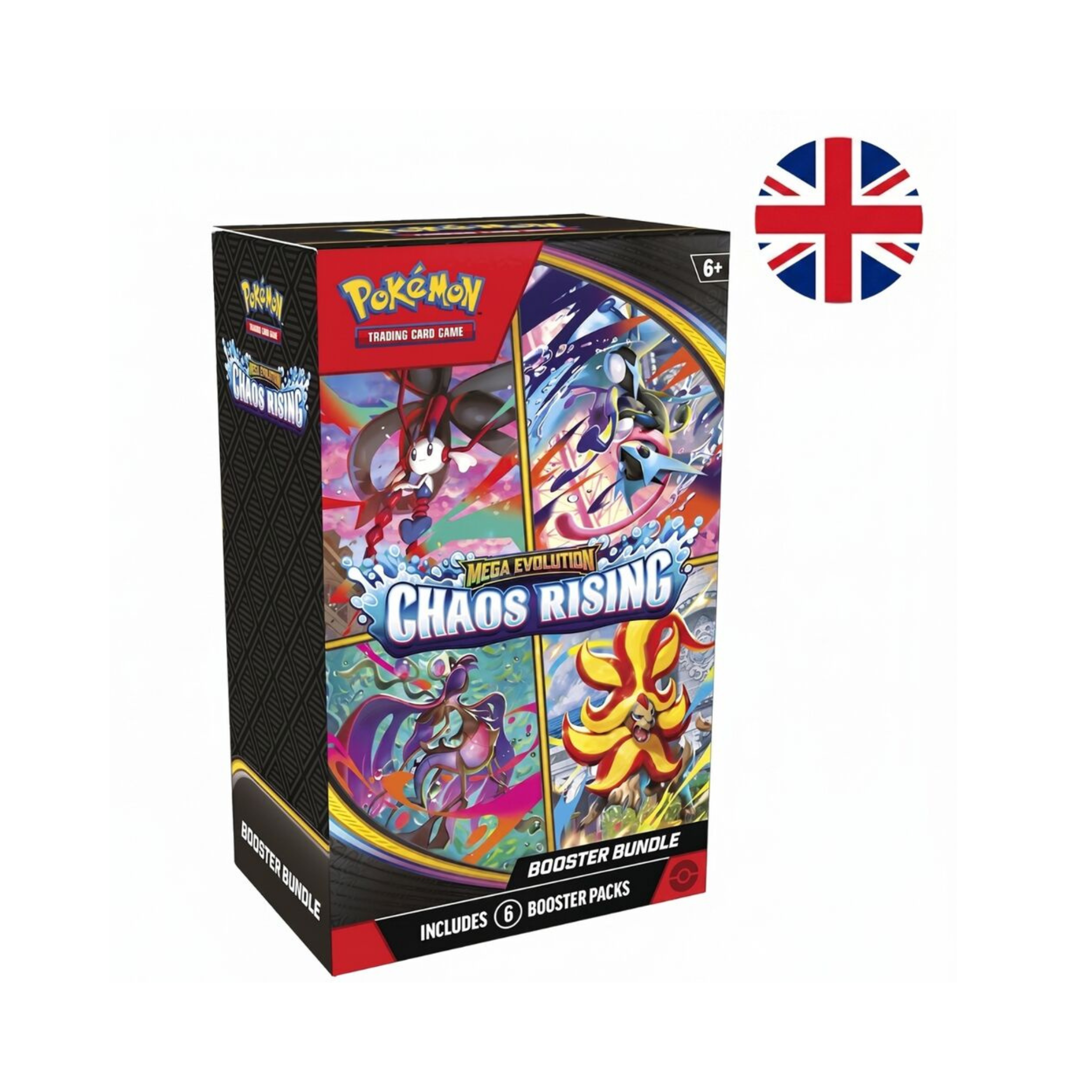 Booster Bundle cartas Megaevolution Chaos Rising Pokemon ingles