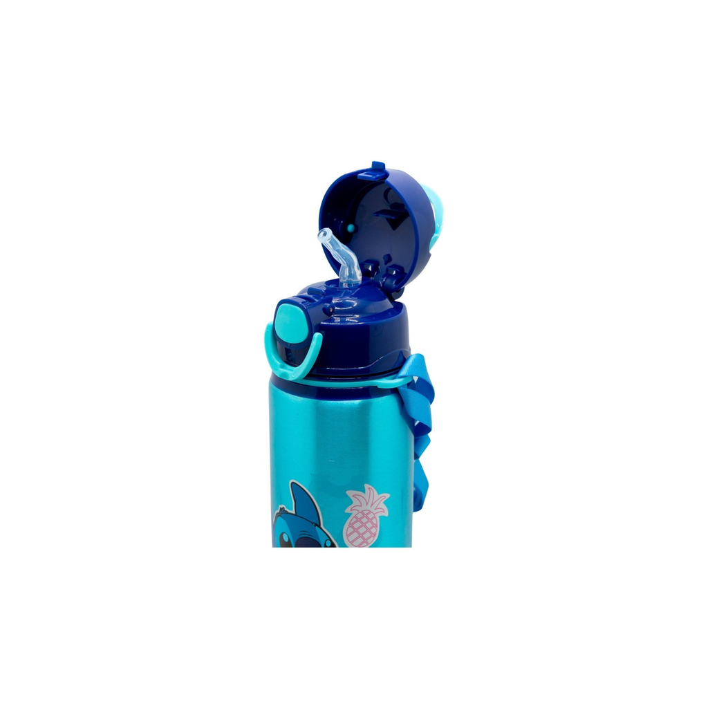 STOR BOTELLA POP UP DE ALUMINIO CON CORREA 730 ML STITCH DRAWING