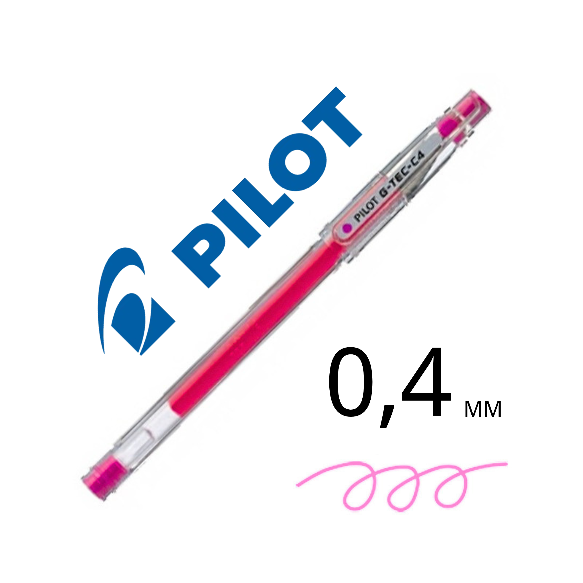 Pilot G-TEC-C4 Bolígrafo Gel Ultrafino 0.4mm (7 colores)