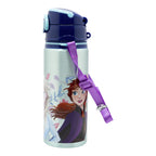 STOR BOTELLA POP UP DE ALUMINIO CON CORREA 730 ML FROZEN SNOWY TALE