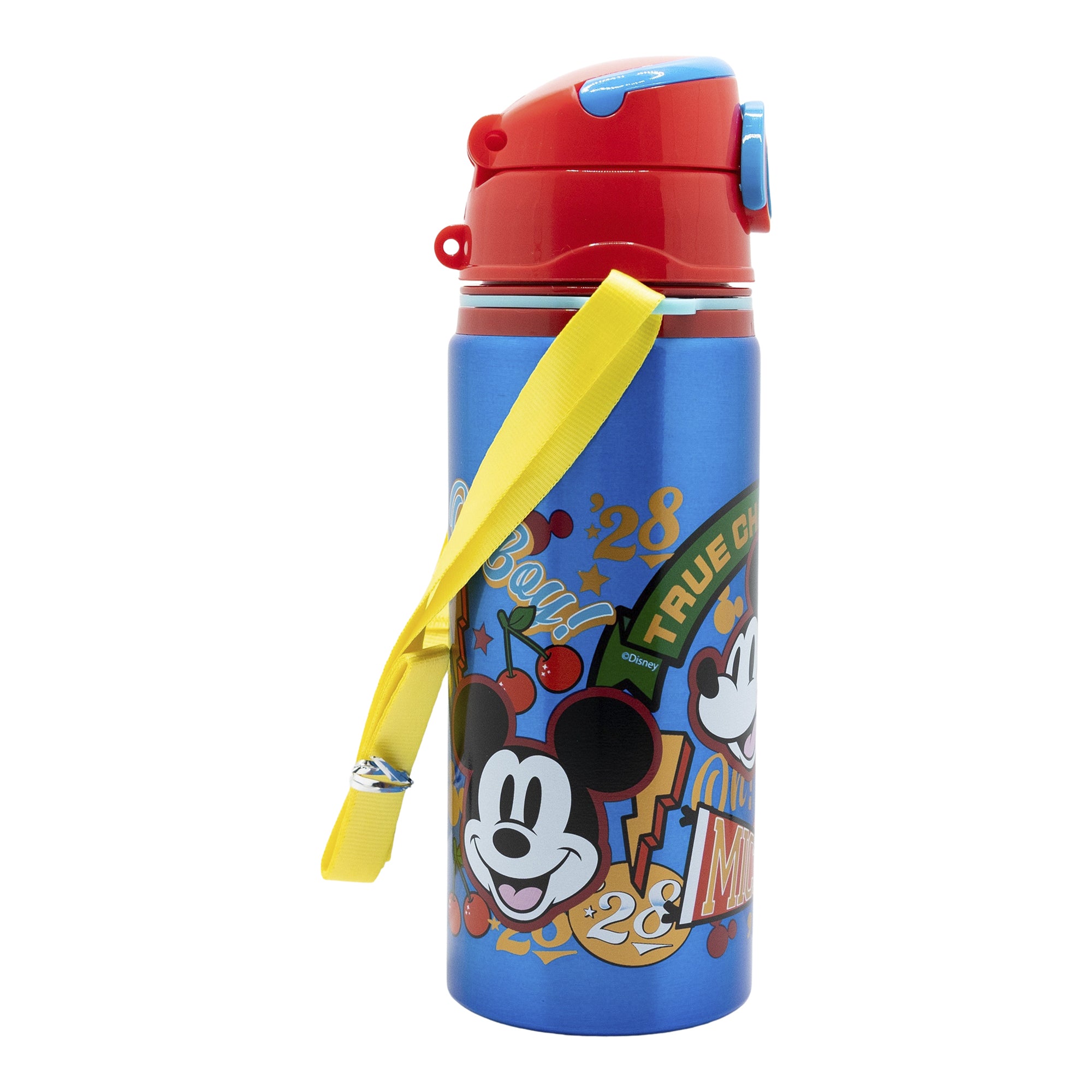 STOR BOTELLA POP UP DE ALUMINIO CON CORREA 730 ML MICKEY TRUE CHAMPIONS
