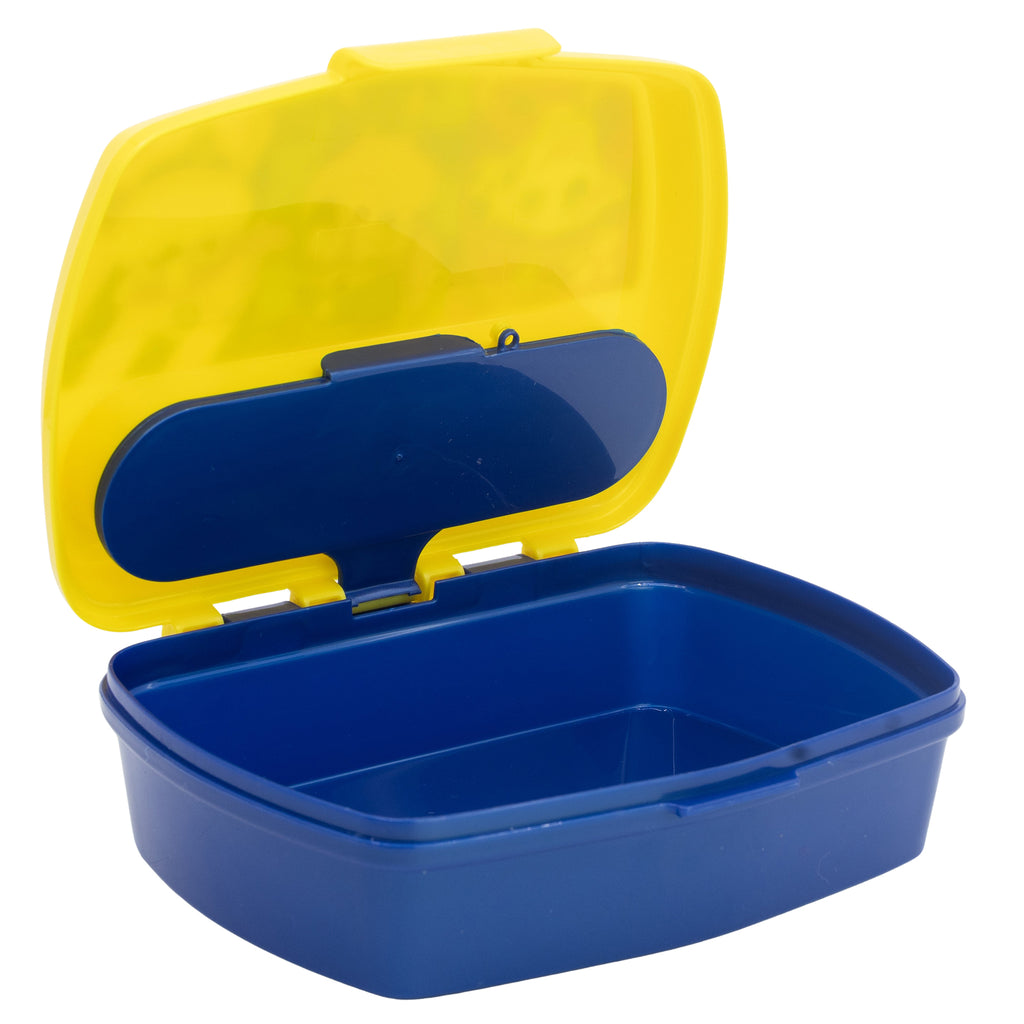 STOR SANDWICHERA RECTANGULAR CON CUBIERTOS PAW PATROL BOY RESCUE PUPS