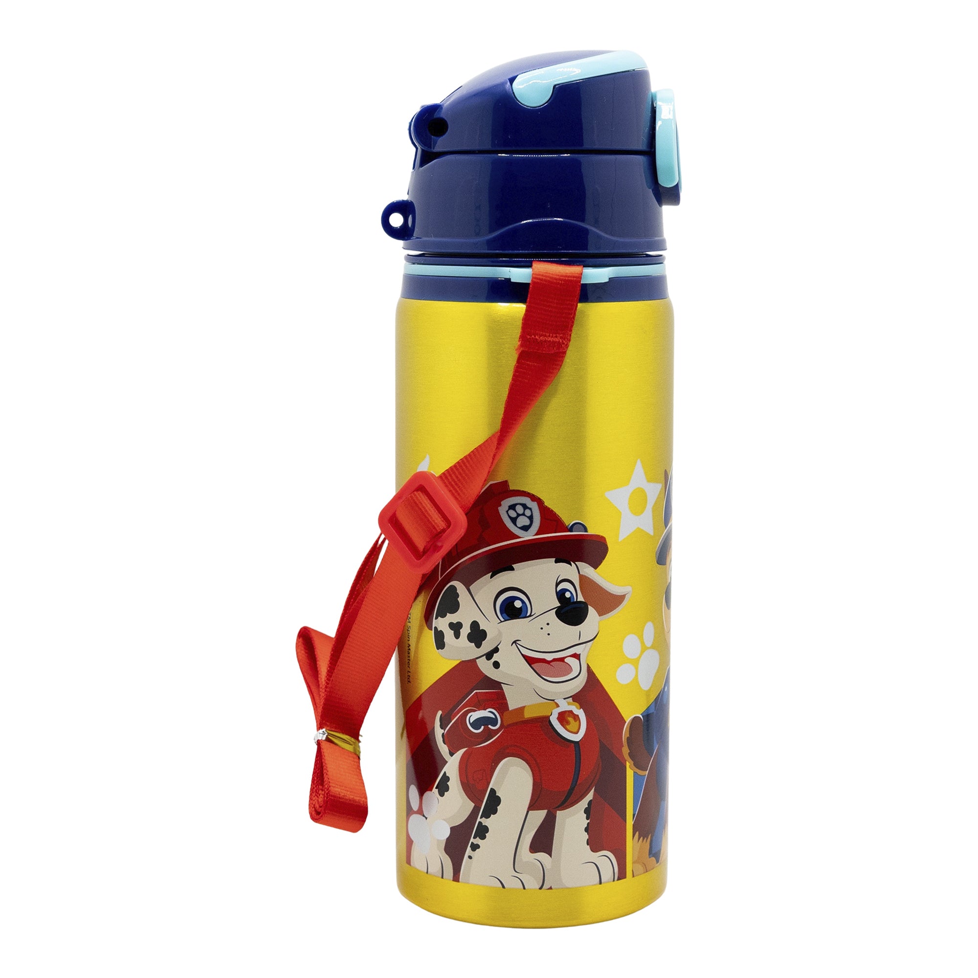 STOR BOTELLA POP UP DE ALUMINIO CON CORREA 730 ML PAW PATROL BOY RESCUE PUPS