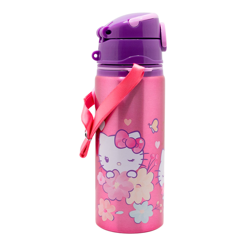 STOR BOTELLA POP UP DE ALUMINIO CON CORREA 730 ML HELLO KITTY