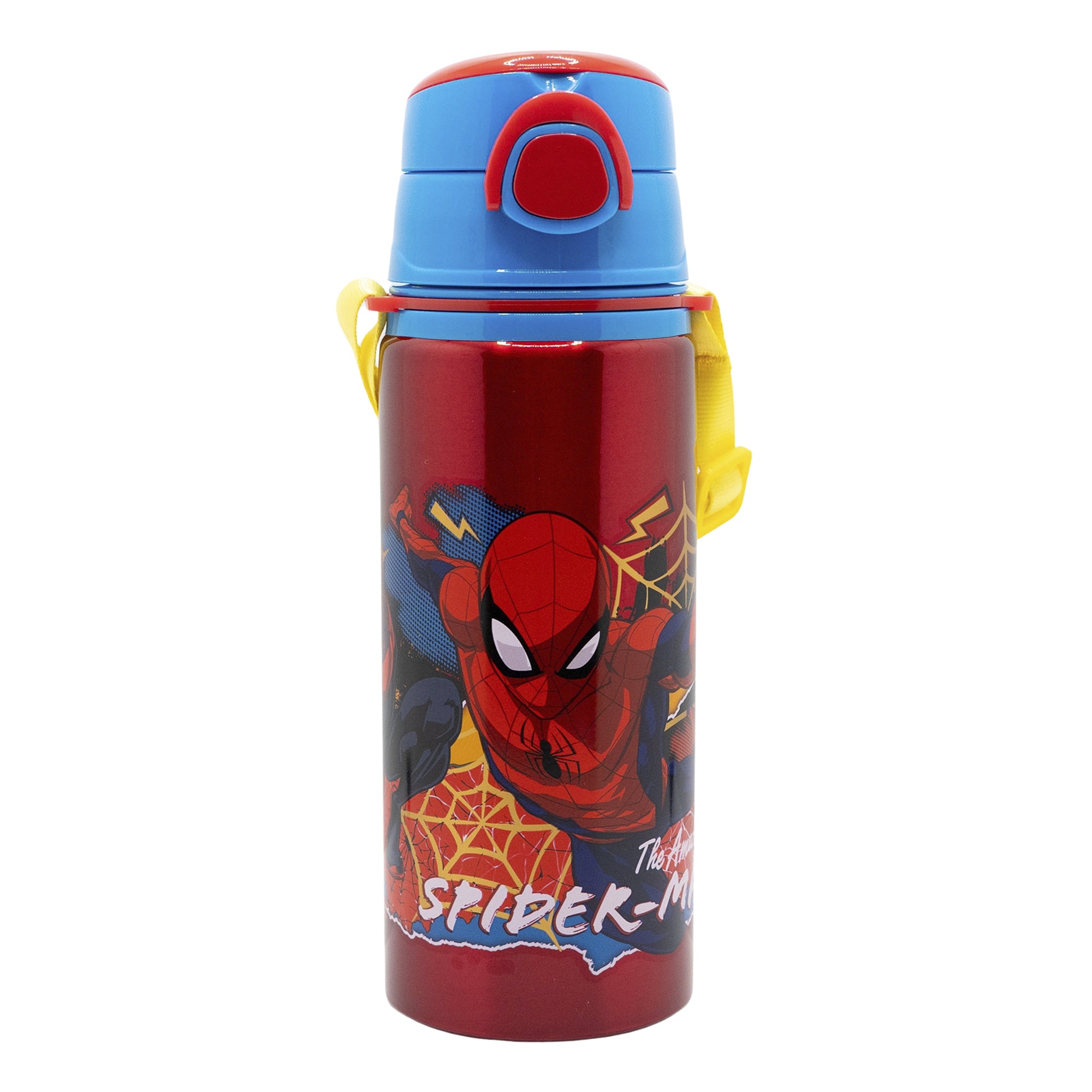 STOR BOTELLA POP UP DE ALUMINIO CON CORREA 730 ML SPIDERMAN MOVING TARGET