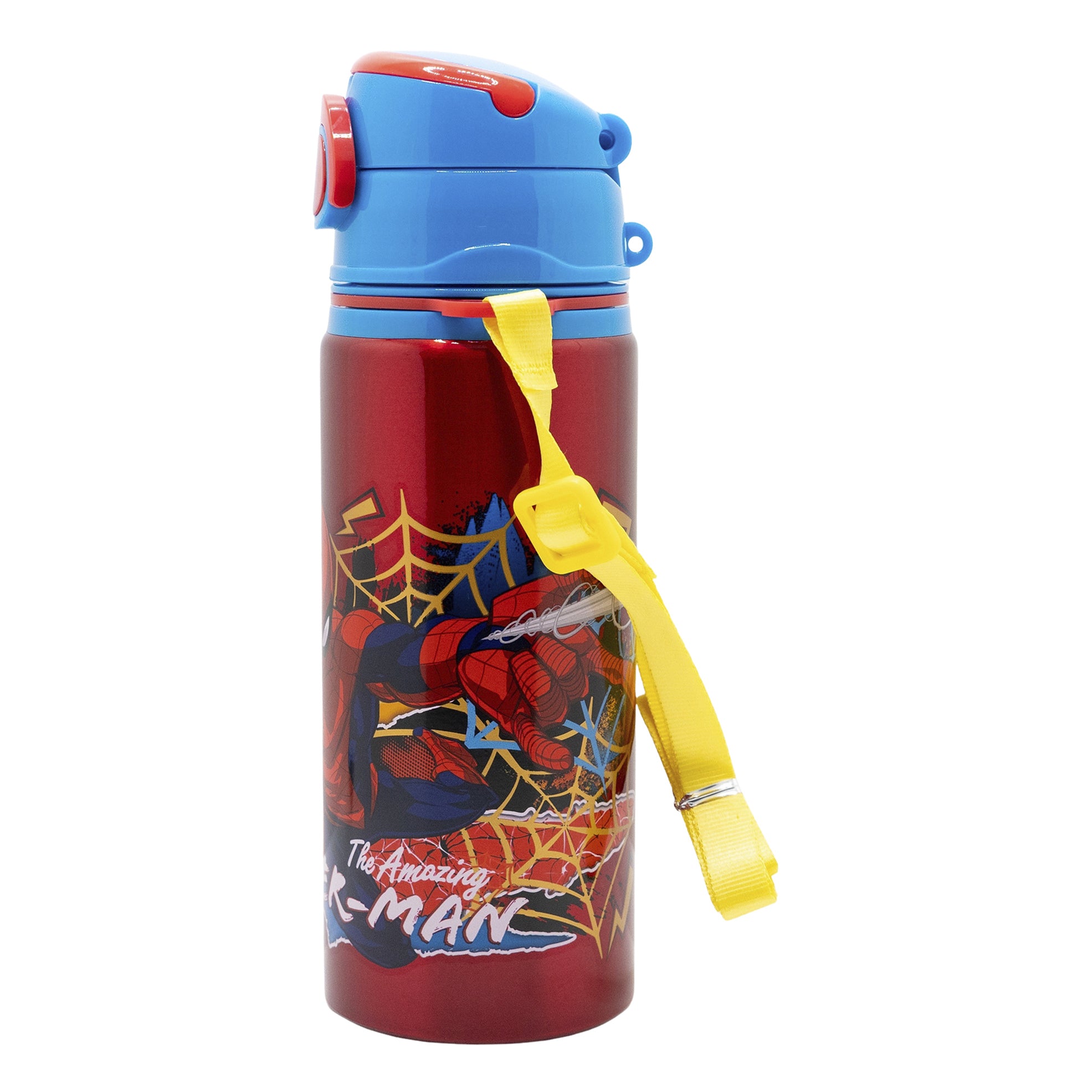 STOR BOTELLA POP UP DE ALUMINIO CON CORREA 730 ML SPIDERMAN MOVING TARGET