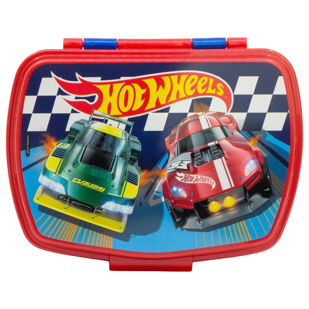 STOR SANDWICHERA RECTANGULAR HOTWHEELS BLUE FIRE