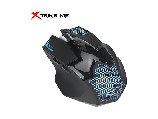 Ratón gaming - XTRIKE ME DREAM MY LIFE GM-216, Por cable, 3600 ppp, Negro