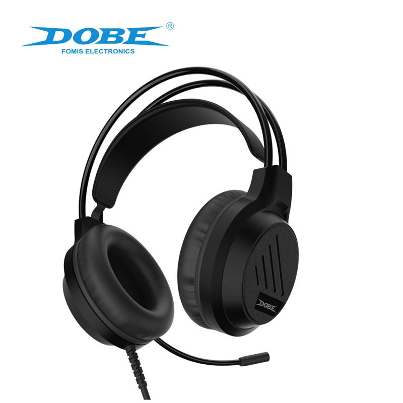 DOBE Stereo Wired Headphone Gaming Headset with Microphone for PS5/Xbox/Switch/PC TP5-3592 Black